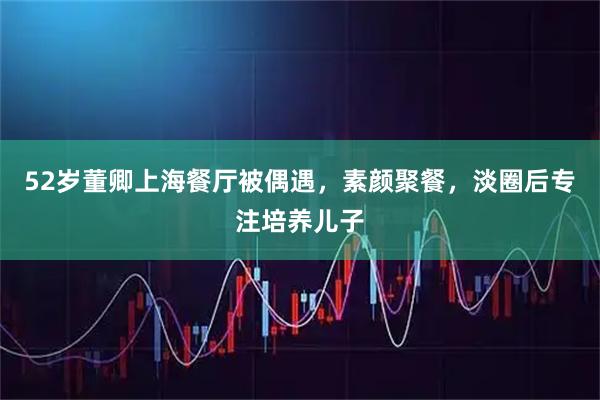 52岁董卿上海餐厅被偶遇，素颜聚餐，淡圈后专注培养儿子